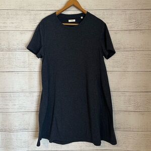 Billy Reid Tunic Pocket Top in Denim Blue.